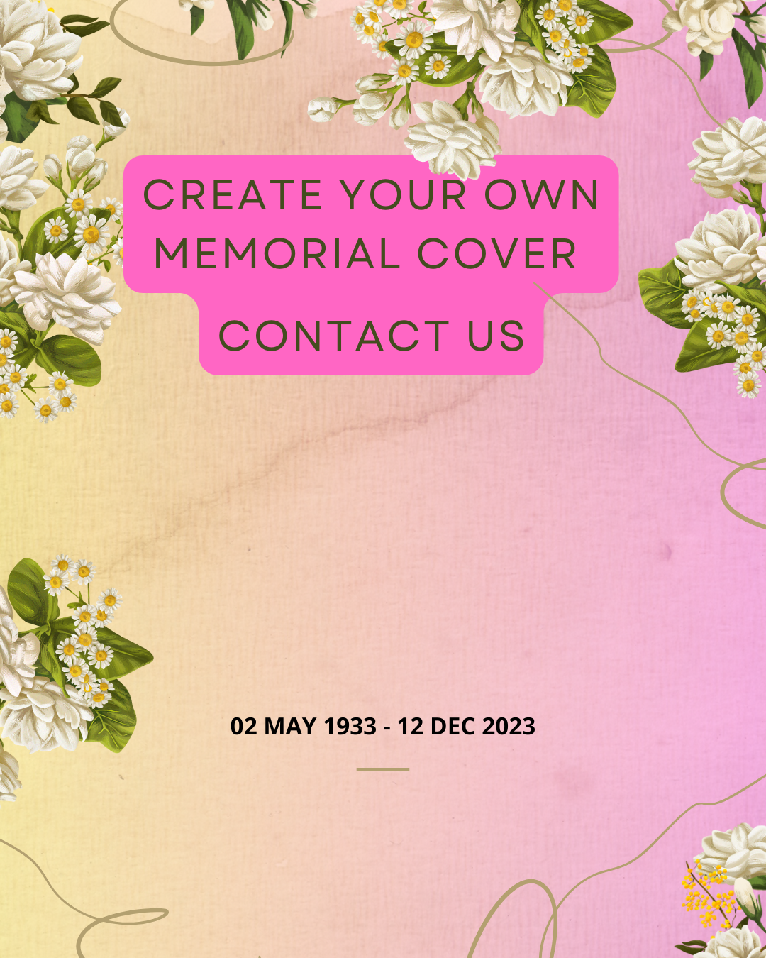 Own cover design